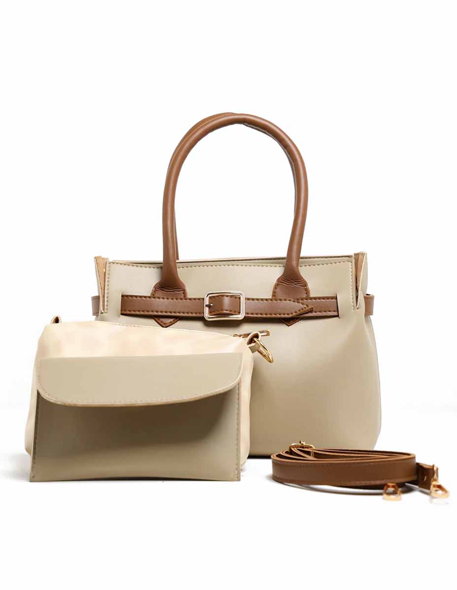 BUCKLE - All Beige 3 Pieces Handbag