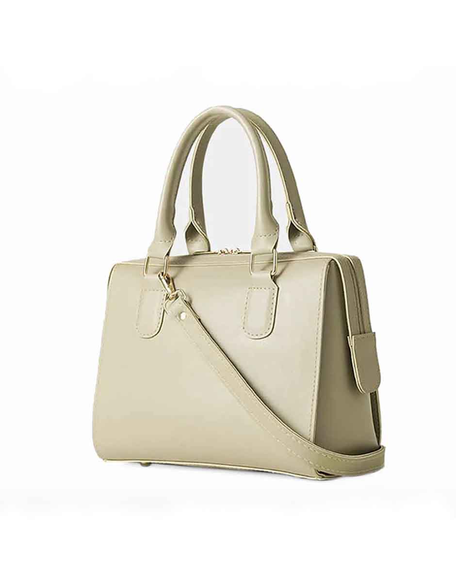 OVAL - Beige 3 Pieces Handbag