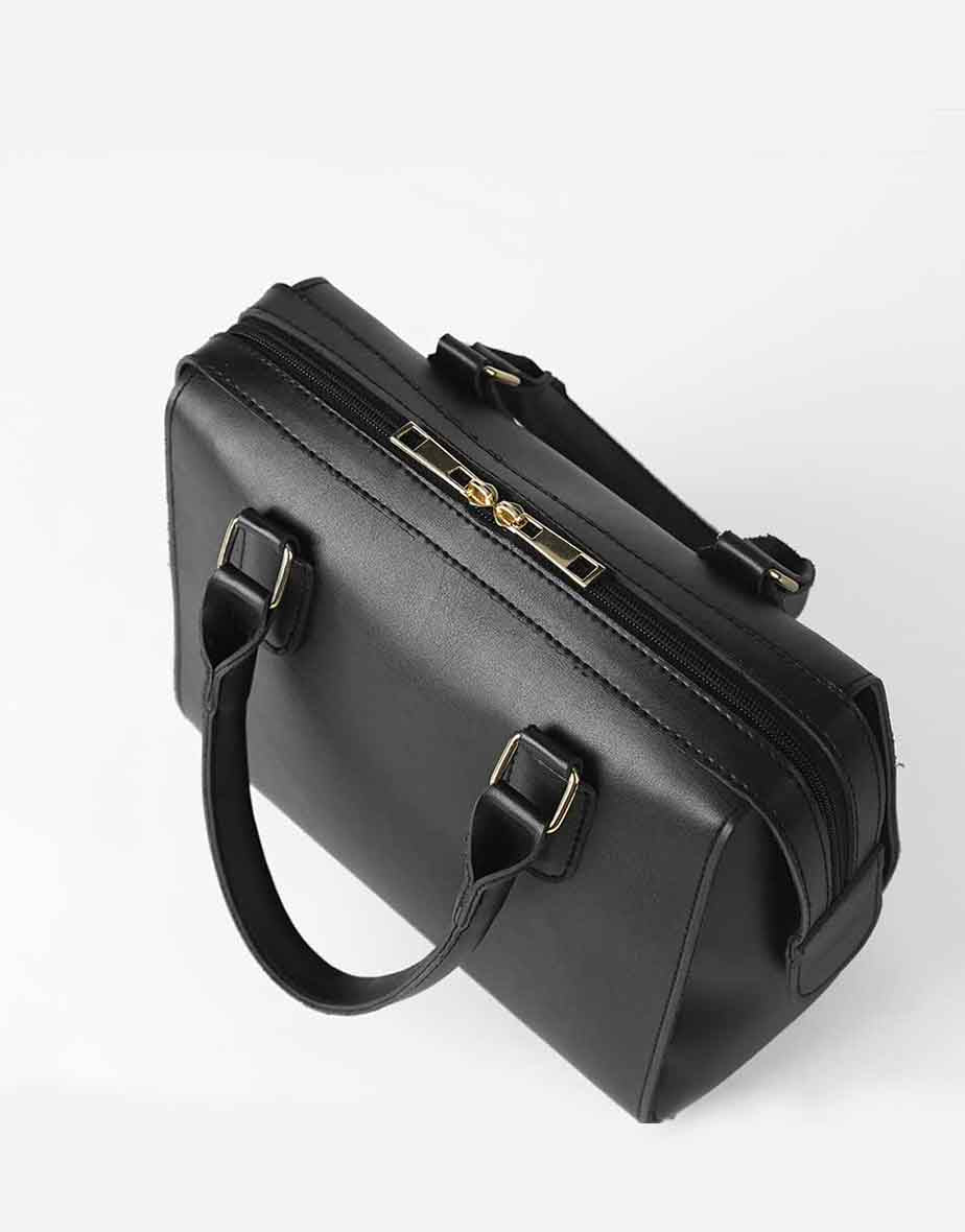 OVAL - Black 3 Pieces Handbag